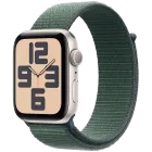 Apple Watch SE GPS Gen.2 (2024), 44мм, Сияющая звезда, Lake Green Sport Loop — Изображение №1