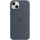 Husă APPLE din silicon cu MagSafe pentru iPhone 15 Plus, Storm Blue — image №1