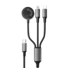 VLP USB-C to Lightning/USB-С/MagSafe, Чёрный, 1.2м — image №1