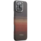 Чехол PITAKA Tactile Woven с держателем и MagSafe для iPhone 16 Pro Max, Закат — image №1