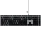 Tastatură SATECHI, Space Gray — image №1