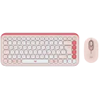 Клавиатура LOGITECH POP ICON COMBO ROSE — Изображение №1