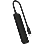 SATECHI  Slim 4 Multiport  Multiport Adapter  Black — Image №1