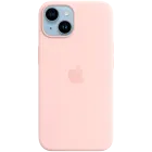 Чехол APPLE силиконовый с MagSafe Chalk Pink для iPhone 14 — Изображение №1