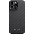 Husă PITAKA cu MagSafe pentru iPhone 16 Pro Max, Black/Gray — image №1
