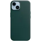 Чехол APPLE Leather Case с MagSafe Зелёный лес для iPhone 14 — Изображение №1