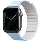 UNIQ Revix reversible Magnetic Strap для Apple Watch 49/45/44/42 Ремешок Revix White/Arctic Blue для Apple Watch 42/44/45/49 mm — image №1