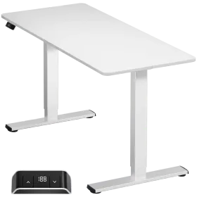 ONKRON Motorized Under Desk for Tabletop size 55x23", White — Image №1