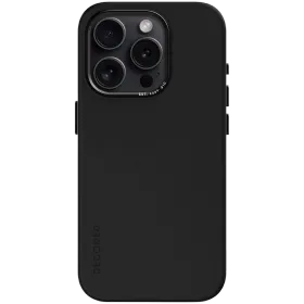 DECODED Case ANTIMICROBIAL SILICONE CASE with MagSafe, Black for iPhone 15 Pro — Image №1