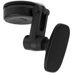 MOSHI Car Cradle Universal Car Mount with Wireless Charging SnapTo, Black — Image №1