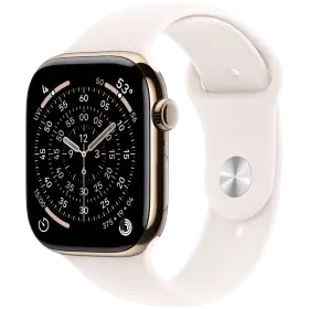 Apple Watch Series 11 GPS + Cellular, 46мм, Rose Gold Aluminium, Светлый розовый спортивный ремешок, S/M — Изображение №1 Apple Watch Series 11 GPS + Cellular, 46мм, Rose Gold Aluminium, Светлый розовый спортивный ремешок, S/M — Изображение №1