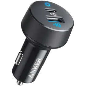 ANKER Car Adapter 2*USB/USB-C, 35 W, Black/Gray — Image №1