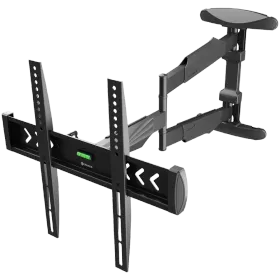 ONKRON Full Motion TV Wall Mount Bracket  for 40"" to 75"" Screens up to 35 kg, Black, VESA: 100x100 - 400x400 — Image №1