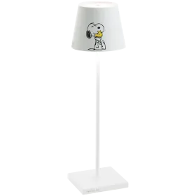 ZAFFERANO POLDINA PRO TABLE LAMP 111x380mm. WHITE+PEAN.3-2.2W LED — Изображение №1