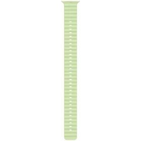 Apple 49mm Ocean Band Extension - Black Titanium Finish Band Extension Ocean Band Neon Green for Apple Watch 44/45/46/49 mm — Image №1