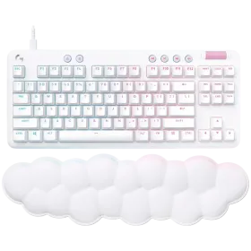 LOGITECH G713 Gaming Keyboard, Wired, White, UK EN — Image №1