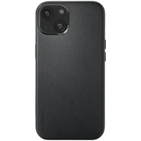 DECODED Case Leather Case with MagSafe, Black for iPhone 13 — Image №1