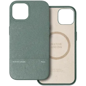 NATIVE UNION Case (Re)Classic with MagSafe, Green for iPhone 15 — Image №1