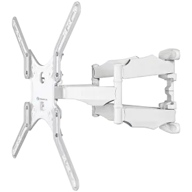 ONKRON Full Motion TV Wall Mount for 37" to 70" Screens up to 36,4 kg, White — Image №1