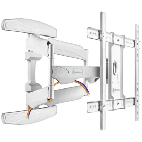 ONKRON Full Motion TV Wall Mount for 40" to 75" Screens up to 45,5 kg, White — Image №1