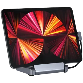 SATECHI  Multiport Adapter Stand Hub Space Gray — Image №1