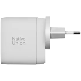 NATIVE UNION Προσαρμογέας ρεύματος 3*USB/USB-C, 67 βατ, Λευκό USB Type-A, 2*USB Τύπος C — Εικών №1