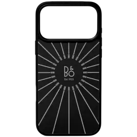 B&O BY ASBIS Case Glass version with MagSafe, Black Anthracite for iPhone 17 Pro Max — Image №1