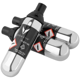 CORAVIN set of 3 Spare Argon Capsules, Silver — Image №1