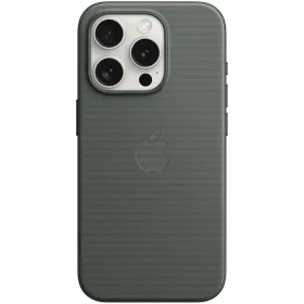 APPLE Чехол FineWoven Case с MagSafe, Evergreen для iPhone 15 Pro — Изображение №1 APPLE Чехол FineWoven Case с MagSafe, Evergreen для iPhone 15 Pro — Изображение №1