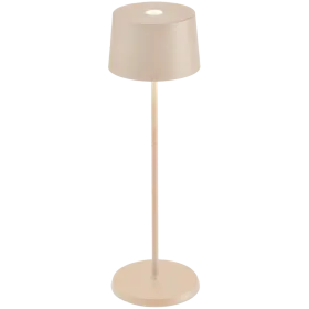 ZAFFERANO OLIVIA PRO TABLE LAMP 110x350mm. PAINTED SAND 2.2W LED 130-150lm. — Image №1