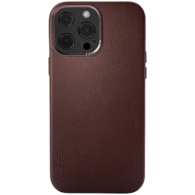 DECODED Case Leather Case with MagSafe, Brown for iPhone 13 Pro Max — Image №1