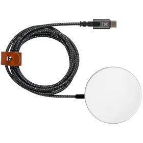 Wireless magnetic charging cable XTORM (1.2  m), Gray — Image №1