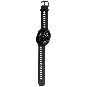 DECODED Band Extension Ares O Silicone Band Black for Apple Watch 44 mmApple Watch 45 mmApple Watch 46 mmApple Watch 49 mm 44/45/46/49 mm — Image №1