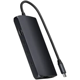 SATECHI  Multiport Adapter USB-C Multiport Adapter 8K with Ethernet V3 Midnight — Image №1