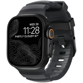 NOMAD Band Rocky Point Band Black Titanium Hardware Storm for Apple Watch 44 mmApple Watch 45 mmApple Watch 46 mmApple Watch 49 mm 46/49 mm — Image №1