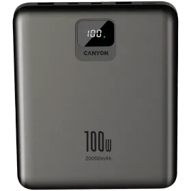 CANYON Power Bank, 20000 mAh, Dark Gray — Image №1