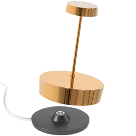 ZAFFERANO SWAP MINI TABLE LAMP 100x148mm. GOLD 2.0W LED 112/120/127 lm. — Εικών №1