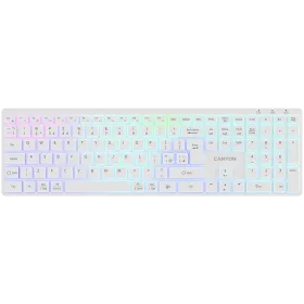 CANYON HKB-W11 Keyboard, Wireless, White, United Kingdom/US EN — Image №1