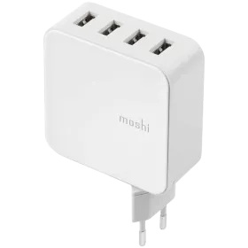 MOSHI Power Adapter 4*USB Type A, 35 W, White — Image №1