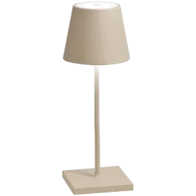 ZAFFERANO POLDINA MINI PRO TABLE LAMP 111x300mm. SAND 2.2W LED 183/203lm. — Изображение №1