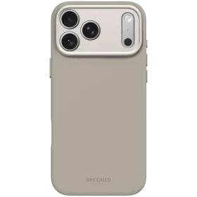 DECODED Θήκη Antimicrobial Silicone MagSafe με MagSafe, Soft Taupe for iPhone 17 Pro Max — Εικών №1