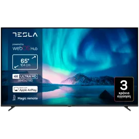 TESLA Смарт ТВ, LCD, 65", UHD, Чёрный — Изображение №1