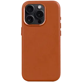 DECODED Θήκη LEATHER CASE MAGSAFE με MagSafe, Tan for iPhone 15 Pro — Εικών №1 DECODED Θήκη LEATHER CASE MAGSAFE με MagSafe, Tan for iPhone 15 Pro — Εικών №1