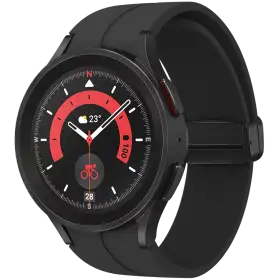 SAMSUNG Galaxy Watch 5 Pro LTE Smart Watch, 45χιλ., LTE, Μαύρος — Εικών №1