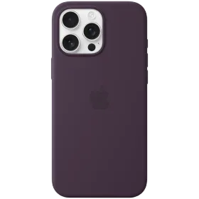 APPLE Чехол Silicone Case с MagSafe, Слива для iPhone 16 Pro Max — Изображение №1