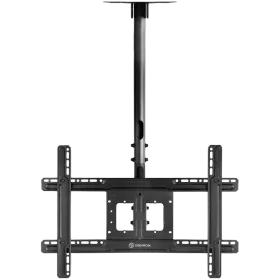 ONKRON Ceiling TV Mount Tilt Swivel for 32"" to 80"" Screens up to 68 kg, Black, VESA: 100x100 to 600x400 — Изображение №1