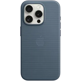 APPLE Чехол FineWoven Case с MagSafe, Pacific Blue для iPhone 15 Pro — Изображение №1 APPLE Чехол FineWoven Case с MagSafe, Pacific Blue для iPhone 15 Pro — Изображение №1