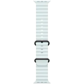 APPLE 49mm Ocean Band - Black Titanium Finish Band Extension Ocean Band - Black Titanium Finish Ice Blue for Apple Watch 44/45/46/49 mm — Image №1