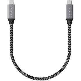 SATECHI USB-C Cable, 0.25 m, Space Gray — Image №1