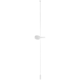 ZAFFERANO SUPER O SUSPENDED FLOOR LAMP 1 LIGHT MATT WHITE 3.5W 27/31/40K-5Vdc — Image №1